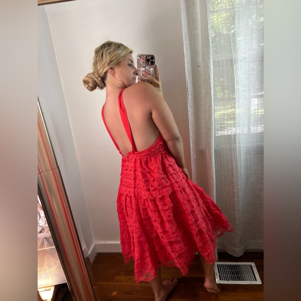 NWT Anthropologie Maeve MIDI Dress 4P - Picture 6 of 10
